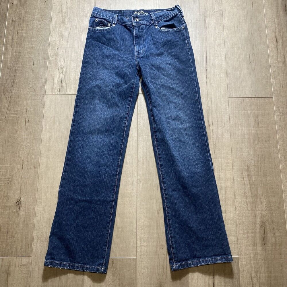 JNCO Premium Riley Women’s 16 32x32 Bootcut Jeans Low Rise Vintage Dark Wash - Picture 4 of 10